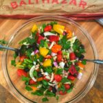Mediterranean Marinated Peppers and Beans Salad