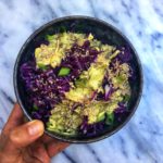 Tahini Purple Cabbage Slaw