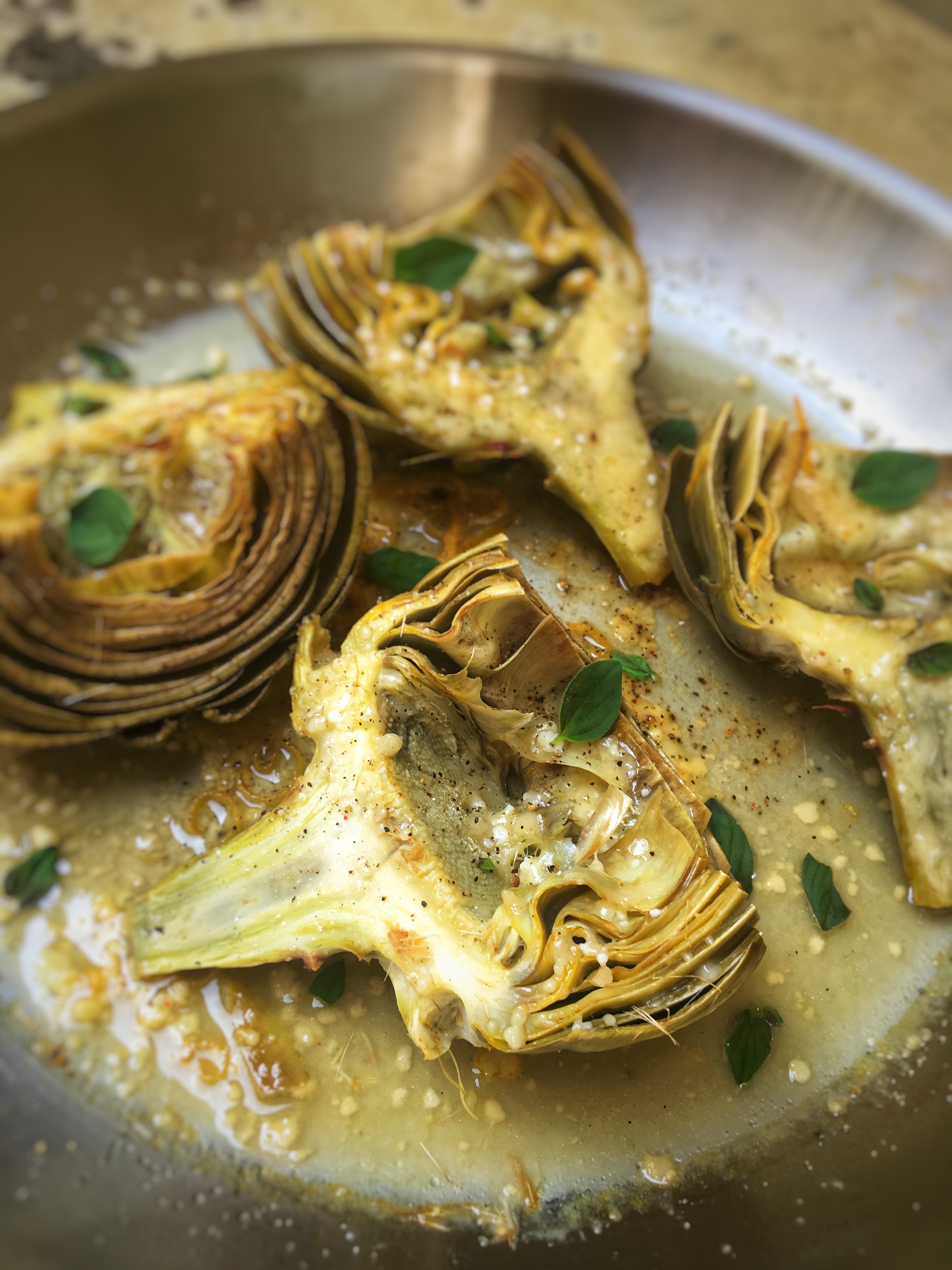 Braised Whole Artichoke