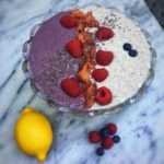 Blueberry Lemon Raspberry Rhubarb Chia Bowl