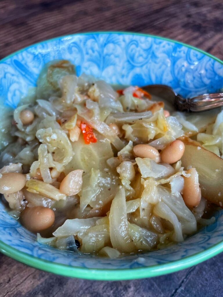 Savory Cabbage Carrot Onion Stew