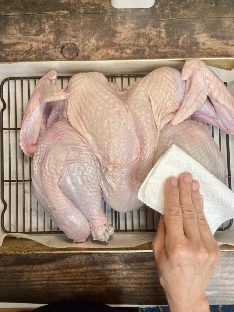Pat Turkey Dry Before Brining