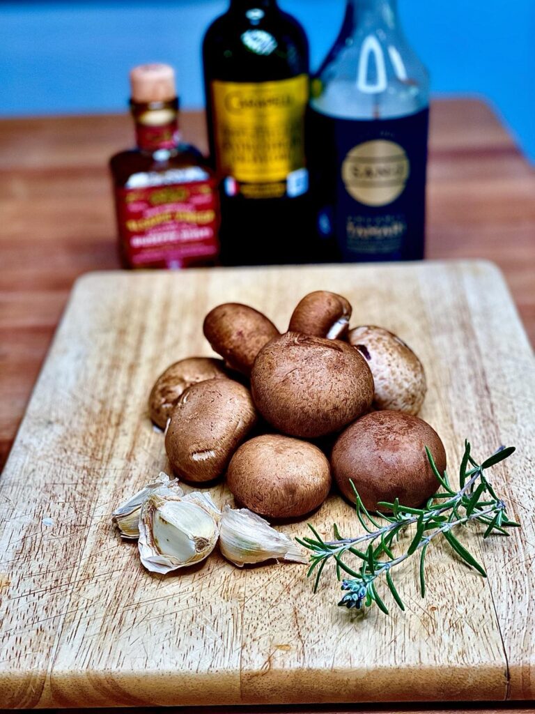 Mushrooms Garlic Rosemary