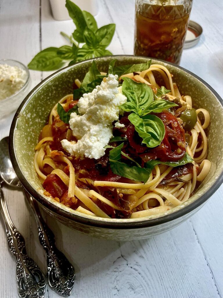 Linguini Homemade Heirloom Marinara