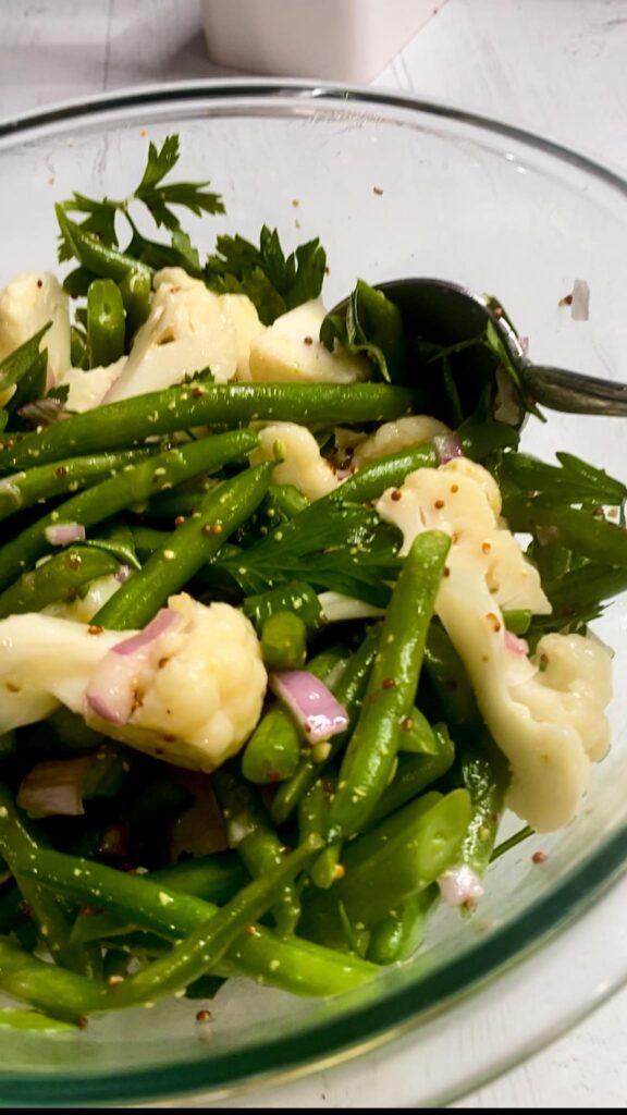 Green Bean Cauliflower Dijon