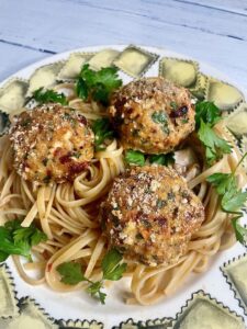 Greek Sundried Tomatoes over Linguini