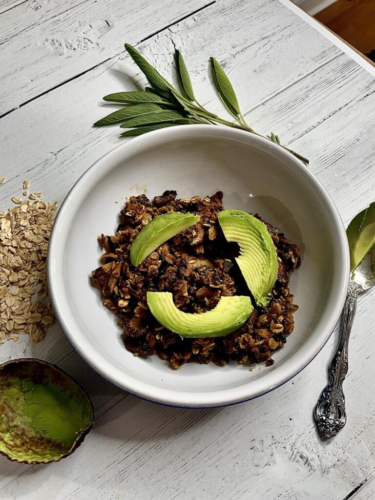 Oats Risotto with Avocado